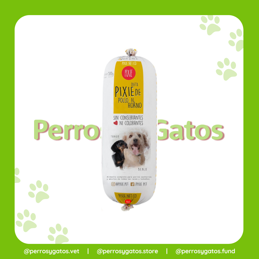 Pixie Dog horneado Pollo tradicional 500 Grs | Pixie