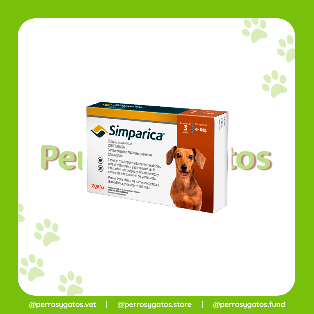 Simparica 20 Mg (5 - 10 Kg)
