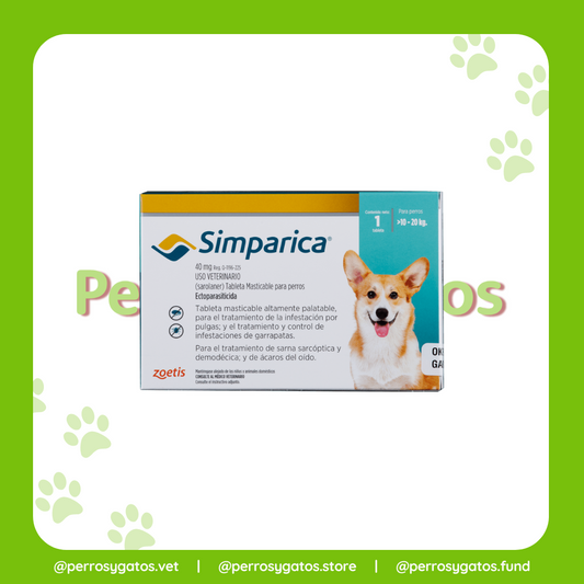 Simparica 40 Mg (10 - 20 Kg)