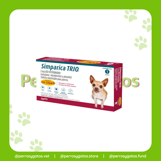 Simparica TRIO 1.25 - 2.5 Kg