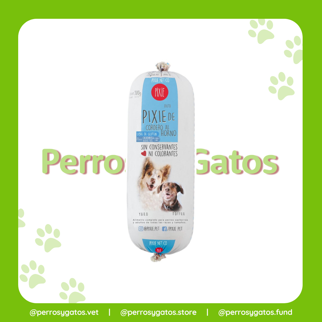 Pixie Dog horneado Cordero 500 Grs | Pixie