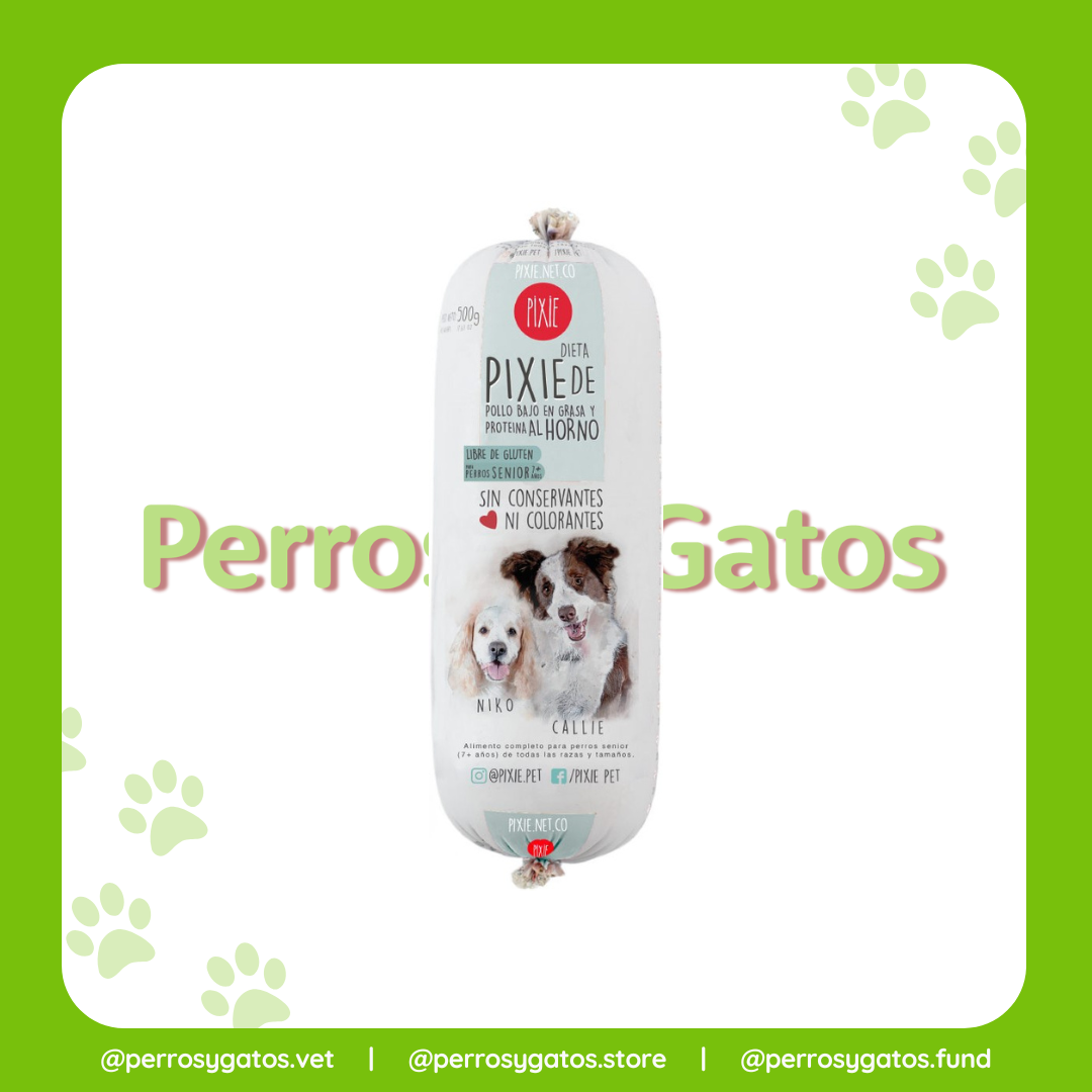 Pixie Dog horneado Pollo bajo en grasa 500GR | Pixie